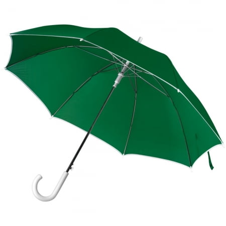 Зонт-трость Unit Color, зеленый купить с нанесением логотипа оптом на заказ в интернет-магазине Санкт-Петербург