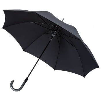 Зонт-трость E.703, черный купить с нанесением логотипа оптом на заказ в интернет-магазине Санкт-Петербург