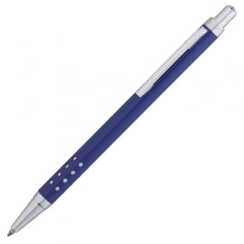 Ручка шариковая Techno, синяя купить с нанесением логотипа оптом на заказ в интернет-магазине Санкт-Петербург