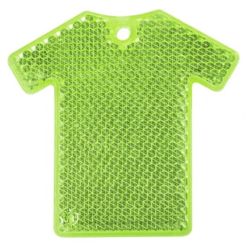 Светоотражатель «Футболка», зеленый купить с нанесением логотипа оптом на заказ в интернет-магазине Санкт-Петербург