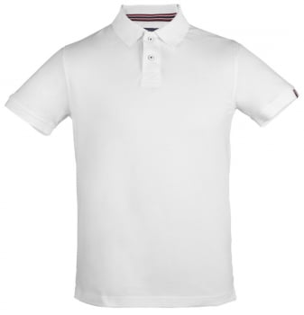 Рубашка поло мужская AVON, белая купить с нанесением логотипа оптом на заказ в интернет-магазине Санкт-Петербург