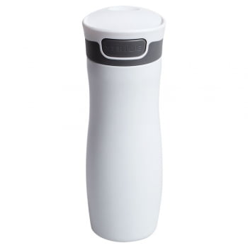 Термостакан Tansley, герметичный, вакуумный, белый купить с нанесением логотипа оптом на заказ в интернет-магазине Санкт-Петербург