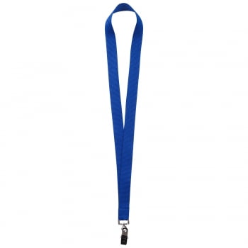 Ланьярд Neckband, синий купить с нанесением логотипа оптом на заказ в интернет-магазине Санкт-Петербург
