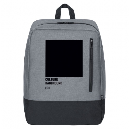 Рюкзак «Culture Bagground. Малевич», серый купить с нанесением логотипа оптом на заказ в интернет-магазине Санкт-Петербург