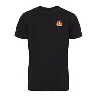 Футболка «Булки горят», черная купить с нанесением логотипа оптом на заказ в интернет-магазине Санкт-Петербург