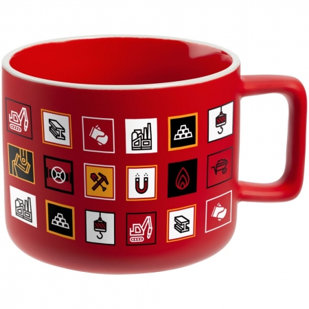 Чашка Industry, металлургия купить с нанесением логотипа оптом на заказ в интернет-магазине Санкт-Петербург