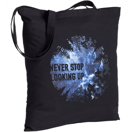 Холщовая сумка Look Up купить с нанесением логотипа оптом на заказ в интернет-магазине Санкт-Петербург