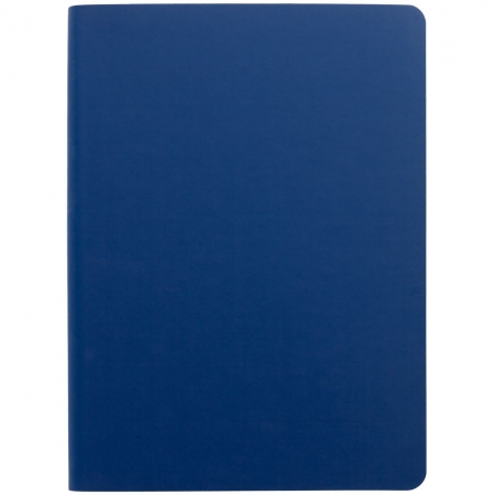 Ежедневник Flex Shall, недатированный, синий, с белой бумагой купить с нанесением логотипа оптом на заказ в интернет-магазине Санкт-Петербург