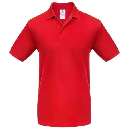 Рубашка поло Heavymill красная купить с нанесением логотипа оптом на заказ в интернет-магазине Санкт-Петербург