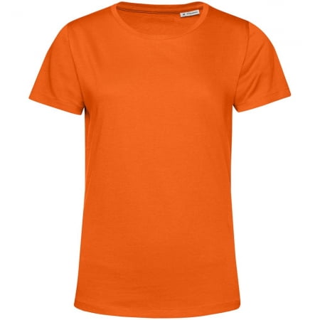 Футболка женская E150 Organic, оранжевая купить с нанесением логотипа оптом на заказ в интернет-магазине Санкт-Петербург