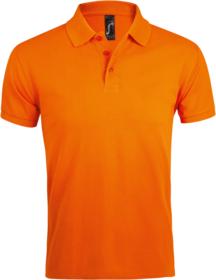 Рубашка поло мужская PRIME MEN 200 оранжевая купить оптом с нанесение логотипа в Санкт-Петербурге