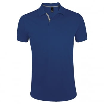 Рубашка поло мужская PORTLAND MEN синий ультрамарин купить с нанесением логотипа оптом на заказ в интернет-магазине Санкт-Петербург