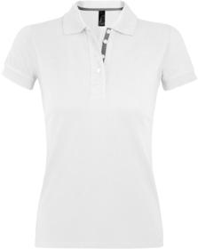 Рубашка поло женская PORTLAND WOMEN 200 белая купить оптом с нанесение логотипа в Санкт-Петербурге