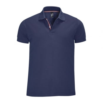 Рубашка поло мужская PATRIOT 200, темно-синяя купить с нанесением логотипа оптом на заказ в интернет-магазине Санкт-Петербург