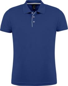 Рубашка поло мужская PERFORMER MEN 180 темно-синяя купить оптом с нанесение логотипа в Санкт-Петербурге