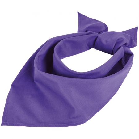 Шейный платок Bandana, темно-фиолетовый купить с нанесением логотипа оптом на заказ в интернет-магазине Санкт-Петербург