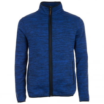 Куртка флисовая TURBO, синий с темно-синим купить с нанесением логотипа оптом на заказ в интернет-магазине Санкт-Петербург