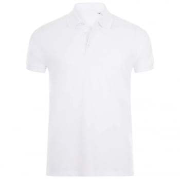 Рубашка поло мужская PHOENIX MEN, белая купить с нанесением логотипа оптом на заказ в интернет-магазине Санкт-Петербург