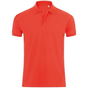 Рубашка поло мужская PHOENIX MEN, красная купить с нанесением логотипа оптом на заказ в интернет-магазине Санкт-Петербург