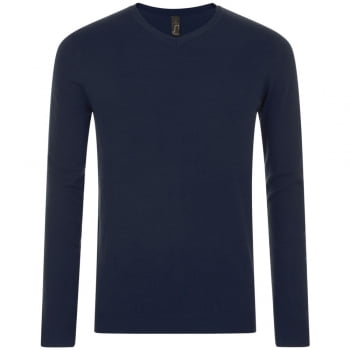 Пуловер мужской GLORY MEN, темно-синий купить с нанесением логотипа оптом на заказ в интернет-магазине Санкт-Петербург