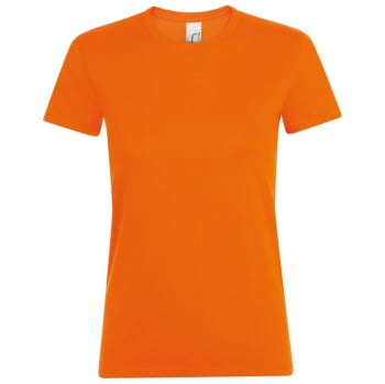 Футболка женская REGENT WOMEN, оранжевая купить с нанесением логотипа оптом на заказ в интернет-магазине Санкт-Петербург