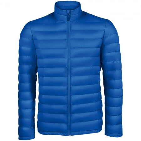 Куртка мужская Wilson Men, ярко-синяя купить с нанесением логотипа оптом на заказ в интернет-магазине Санкт-Петербург