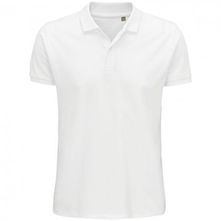 Рубашка поло мужская Planet Men, белая купить с нанесением логотипа оптом на заказ в интернет-магазине Санкт-Петербург