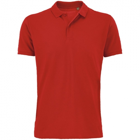 Рубашка поло мужская Planet Men, красная купить с нанесением логотипа оптом на заказ в интернет-магазине Санкт-Петербург