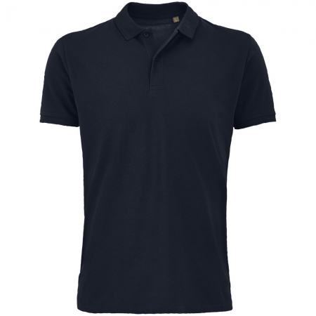 Рубашка поло мужская Planet Men, темно-синяя купить с нанесением логотипа оптом на заказ в интернет-магазине Санкт-Петербург