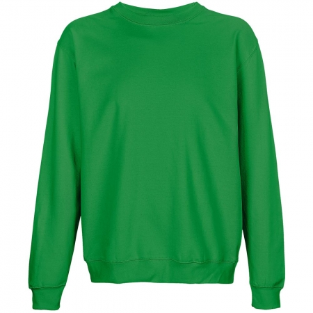 Свитшот унисекс Columbia, ярко-зеленый купить с нанесением логотипа оптом на заказ в интернет-магазине Санкт-Петербург