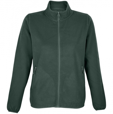 Куртка женская Factor Women, темно-зеленая купить с нанесением логотипа оптом на заказ в интернет-магазине Санкт-Петербург