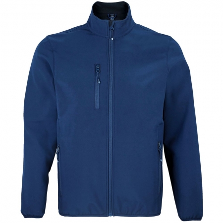 Куртка мужская Falcon Men, синяя купить с нанесением логотипа оптом на заказ в интернет-магазине Санкт-Петербург