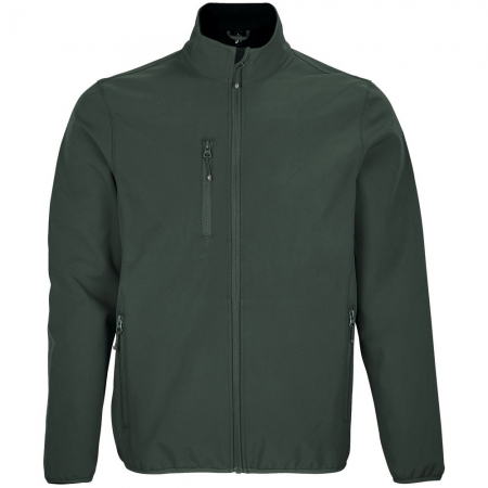Куртка мужская Falcon Men, темно-зеленая купить с нанесением логотипа оптом на заказ в интернет-магазине Санкт-Петербург