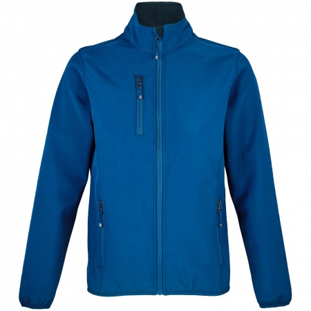 Куртка женская Falcon Women, ярко-синяя купить с нанесением логотипа оптом на заказ в интернет-магазине Санкт-Петербург