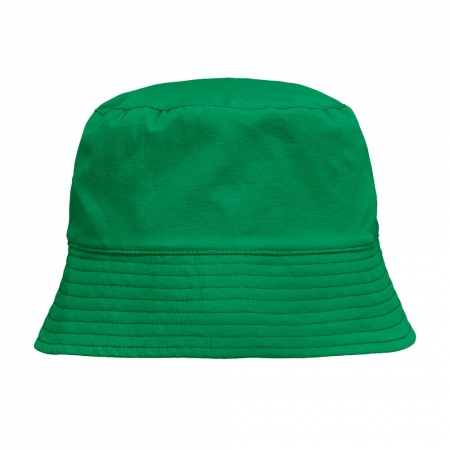 Панама Nylon двусторонняя, зеленая со светло-зеленым купить с нанесением логотипа оптом на заказ в интернет-магазине Санкт-Петербург
