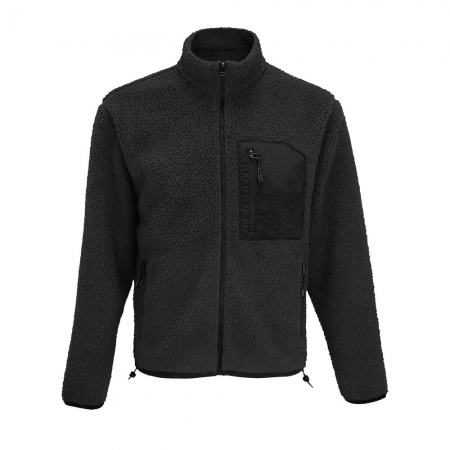 Куртка унисекс Fury, темно-серая (графит) купить с нанесением логотипа оптом на заказ в интернет-магазине Санкт-Петербург