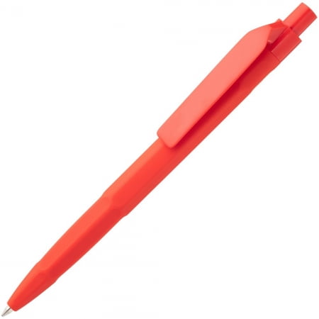 Ручка шариковая Prodir QS30 PRP Working Tool Soft Touch, красная купить с нанесением логотипа оптом на заказ в интернет-магазине Санкт-Петербург