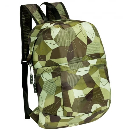 Складной рюкзак Gekko, хаки купить с нанесением логотипа оптом на заказ в интернет-магазине Санкт-Петербург