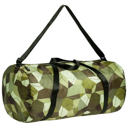 Складная спортивная сумка Gekko, хаки купить с нанесением логотипа оптом на заказ в интернет-магазине Санкт-Петербург
