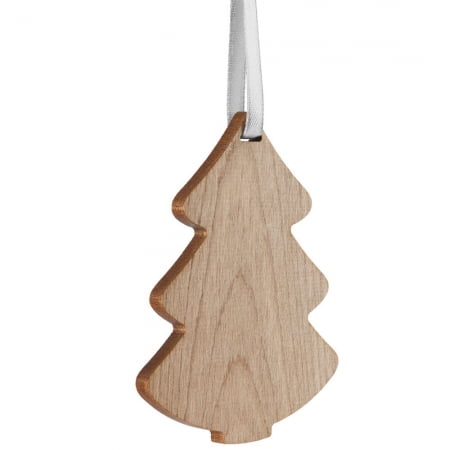 Деревянная подвеска Carving, в форме елочки купить с нанесением логотипа оптом на заказ в интернет-магазине Санкт-Петербург