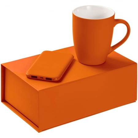 Набор Powerhouse, оранжевый купить с нанесением логотипа оптом на заказ в интернет-магазине Санкт-Петербург