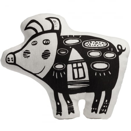 Игрушка «Свинка, витающая в облаках», белая купить с нанесением логотипа оптом на заказ в интернет-магазине Санкт-Петербург