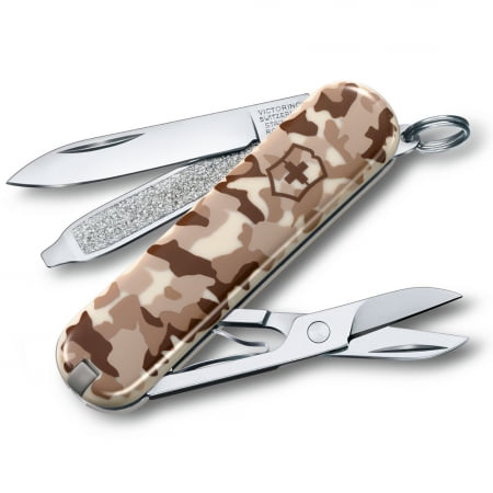 Нож перочинный Classic 58, бежевый камуфляж купить с нанесением логотипа оптом на заказ в интернет-магазине Санкт-Петербург