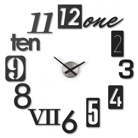 Часы настенные Numbra купить с нанесением логотипа оптом на заказ в интернет-магазине Санкт-Петербург