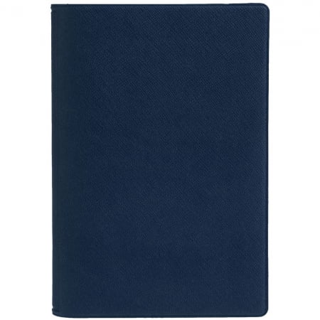 Обложка для паспорта Devon, синяя купить с нанесением логотипа оптом на заказ в интернет-магазине Санкт-Петербург