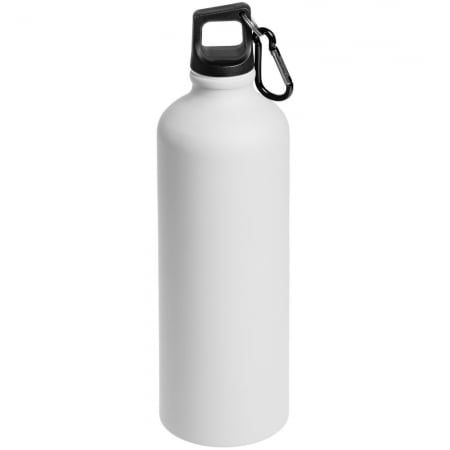 Бутылка для воды Al, белая купить с нанесением логотипа оптом на заказ в интернет-магазине Санкт-Петербург