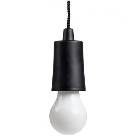 Лампа портативная Lumin, черная купить с нанесением логотипа оптом на заказ в интернет-магазине Санкт-Петербург
