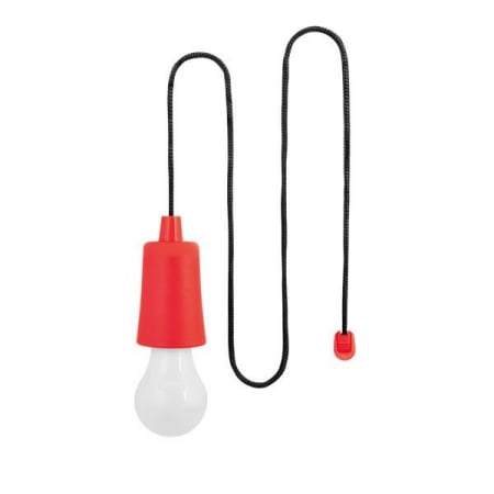 Лампа портативная Lumin, красная купить с нанесением логотипа оптом на заказ в интернет-магазине Санкт-Петербург