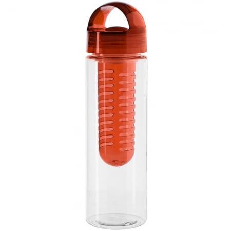 Бутылка для воды Good Taste, оранжевая купить с нанесением логотипа оптом на заказ в интернет-магазине Санкт-Петербург