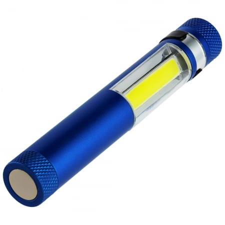 Фонарик-факел LightStream, малый, синий купить с нанесением логотипа оптом на заказ в интернет-магазине Санкт-Петербург